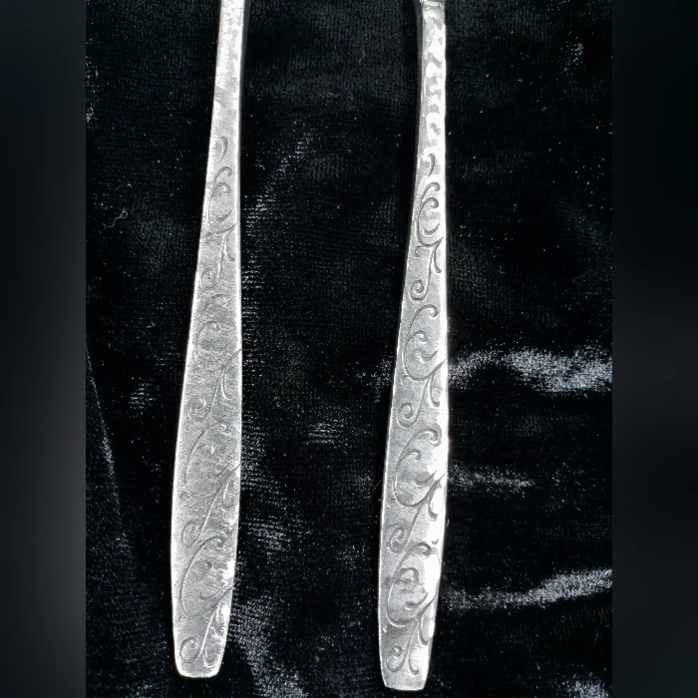 Vintage Epic Japan Stainless Steel Flatware Sugar Spoon & Flat Butter Knife